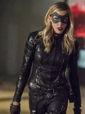 Arrow Katie Cassidy Black Jacket