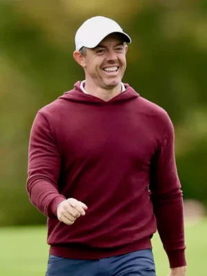Irish Open Rory McIlroy Maroon Hoodie