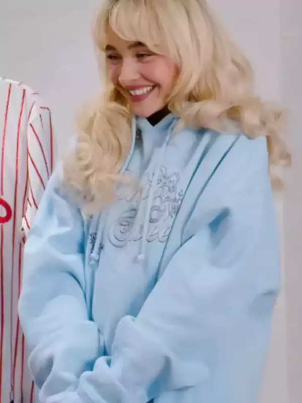 Sabrina Carpenter Blue Hoodie