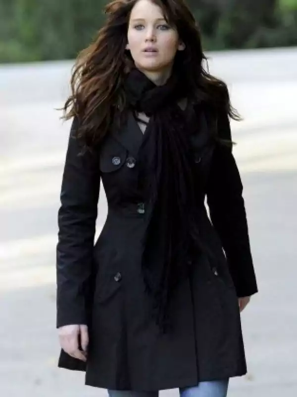 Silver Linings Playbook Jennifer Lawrence Black Coat