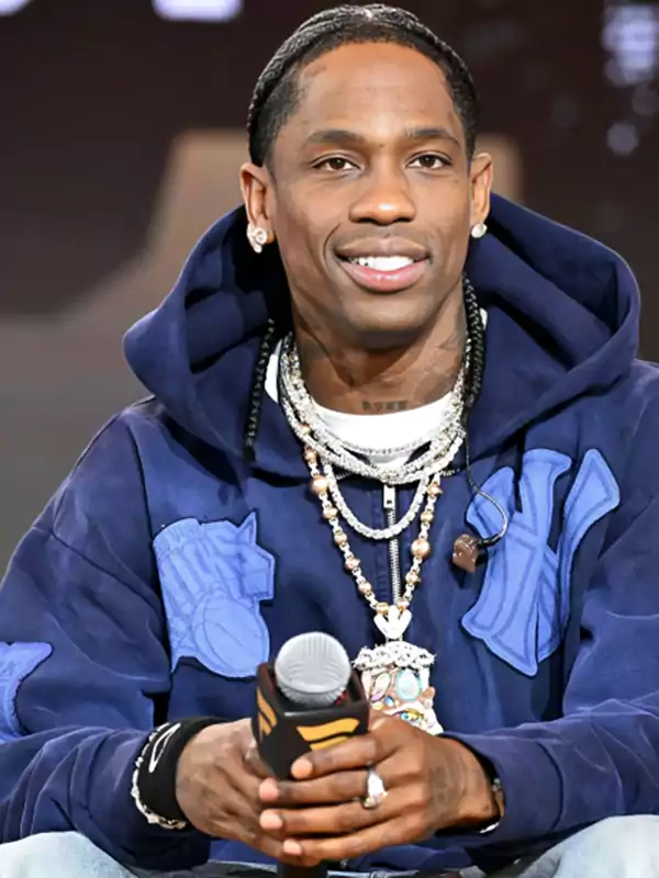 Travis Scott Blue Hoodie