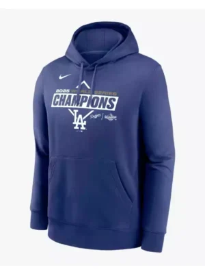 LA Dodgers Champions Blue Hoodie