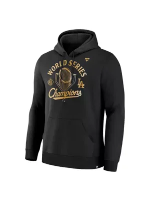 LA Dodgers World Series 2025 Black Hoodie